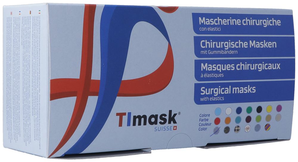 TIMASK Masque IIR Carreaux 20 pièces | Jet Médical