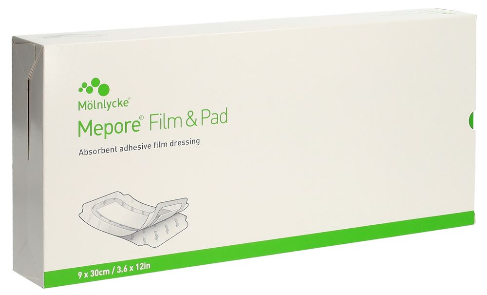 MEPORE Film &amp; Pad Pansement 9x30cm | 25 pièces