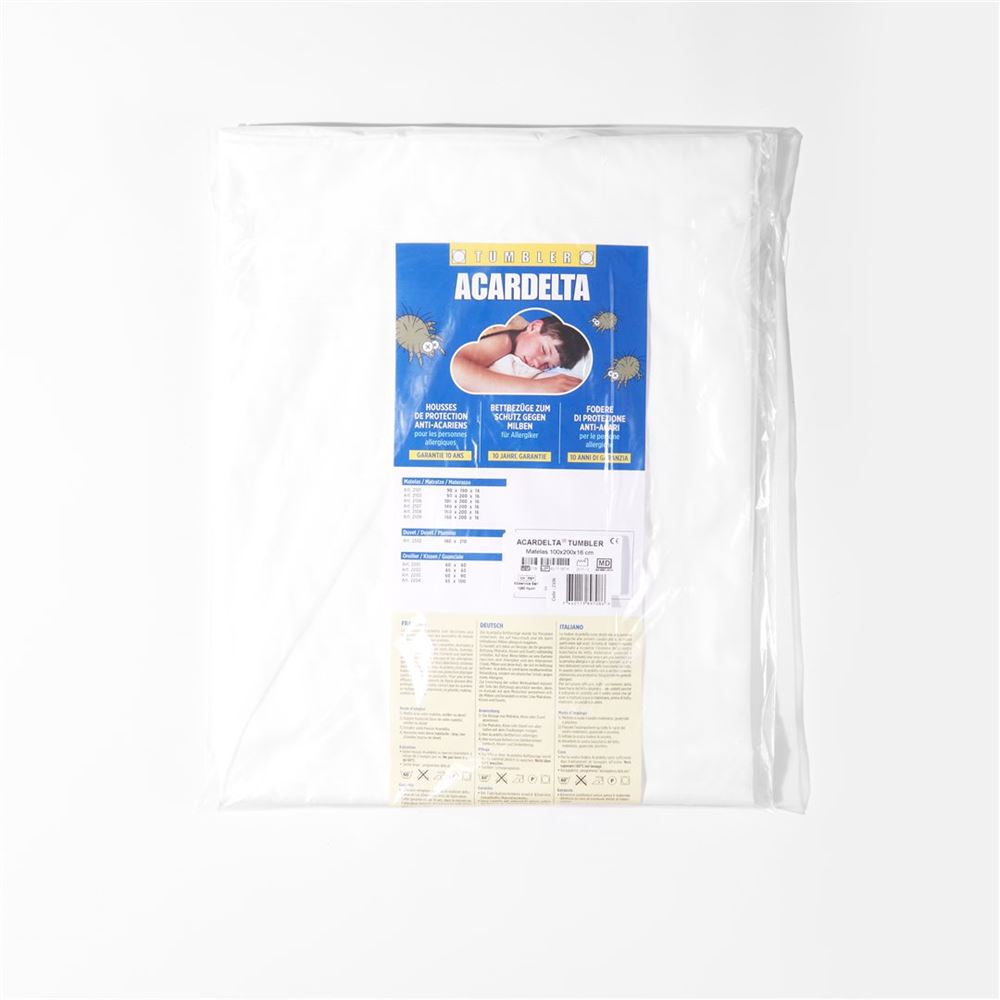 ACARDELTA Tumbler Matratze 100x200x16cm | Anti-acariens