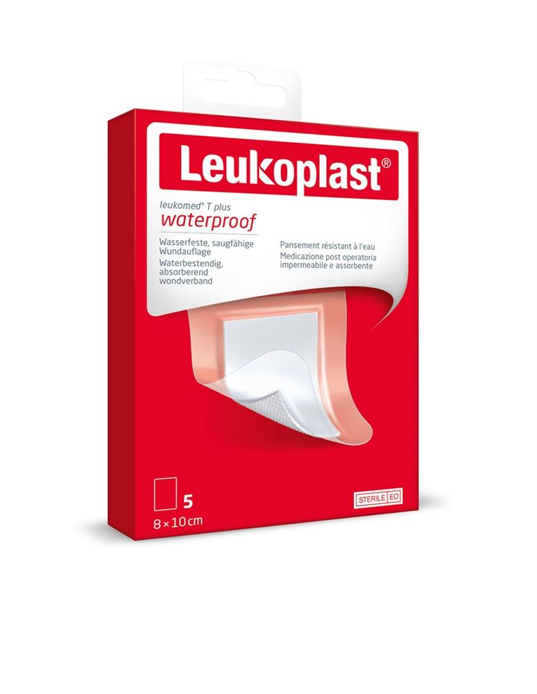 LEUKOPLAST Leukomed T+ Stérile 8x10cm | 5 pièces