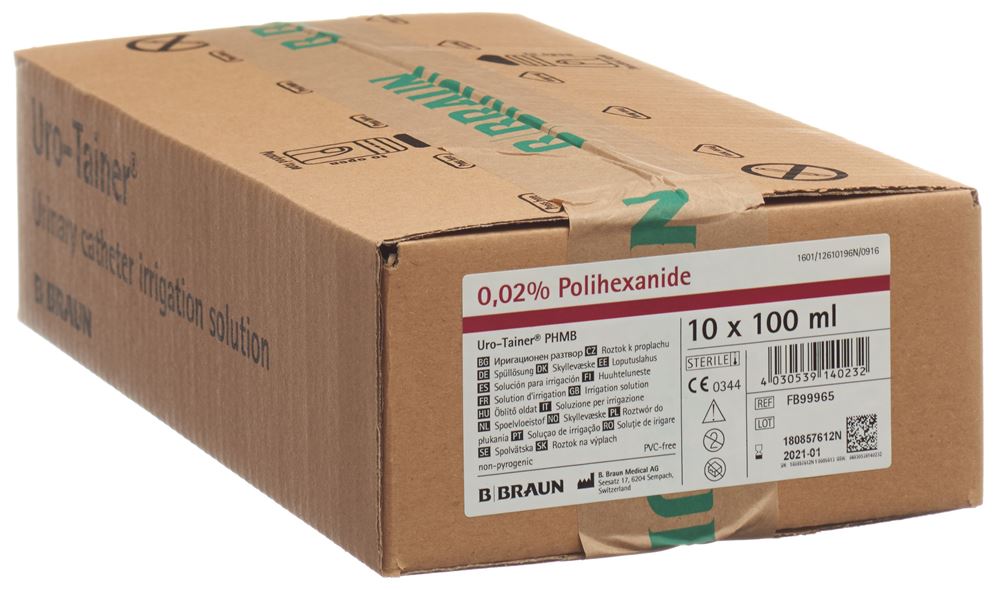 URO-TAINER Polyhexanide 10 sachets 100ml | Antiseptique