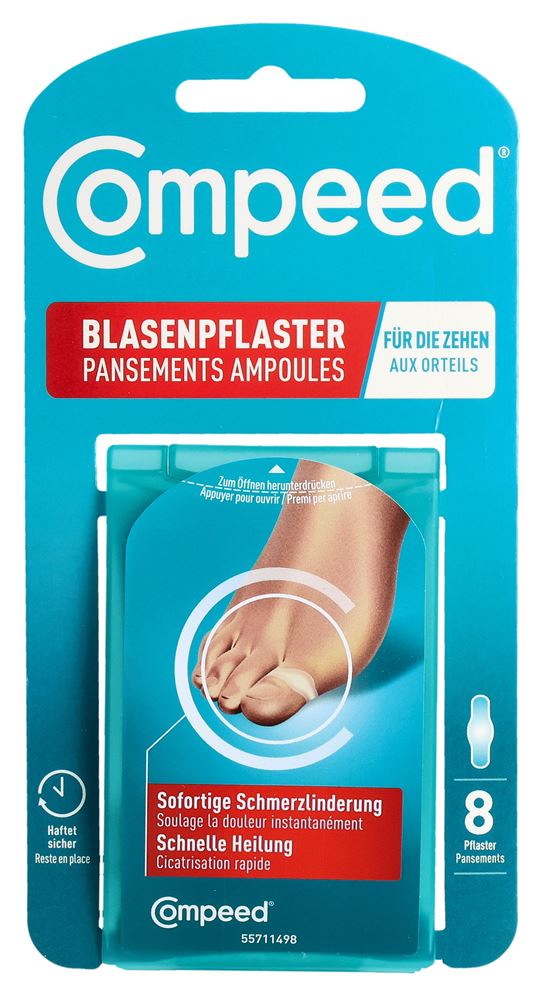 COMPEED Pansement Ampoules Orteils 8 pièces | Soin