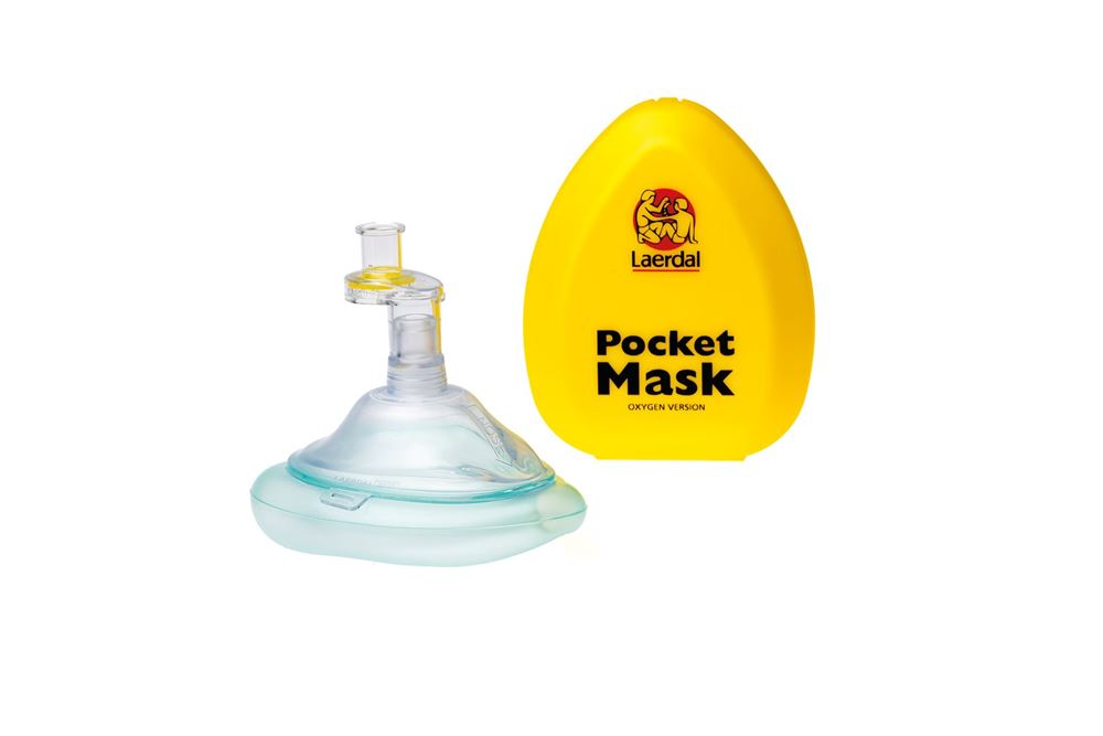 LAERDAL Masque de Poche Jaune | Protection
