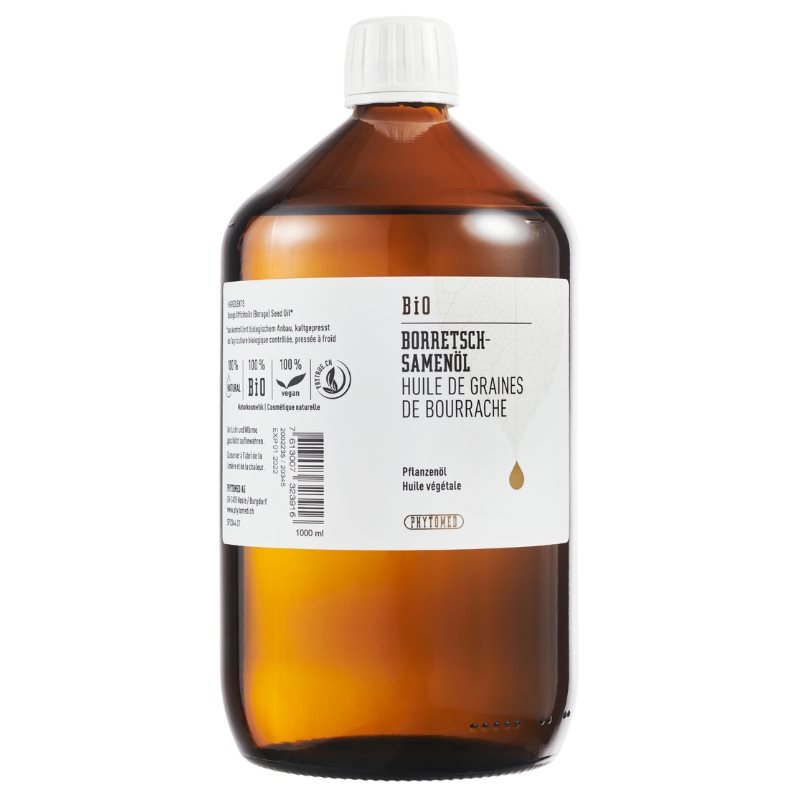 PHYTOMED Borretschsamen Huile Bio 1000ml | Soin peau