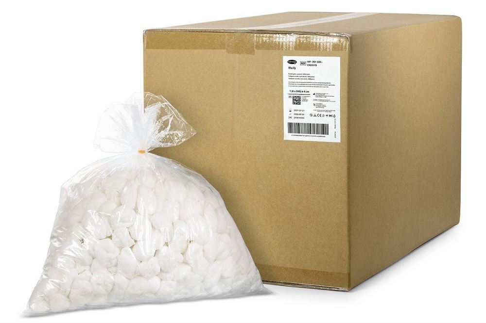 MARLY Tampons Rond 4cm 3000 pièces | Soins Médicaux