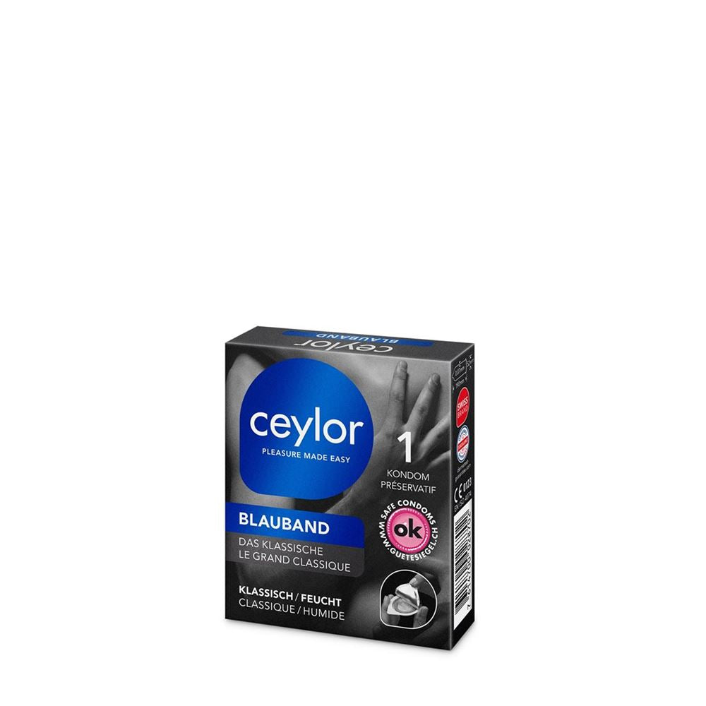 CEYLOR Préservatif Blauband 1 boîte | Protection Sûre