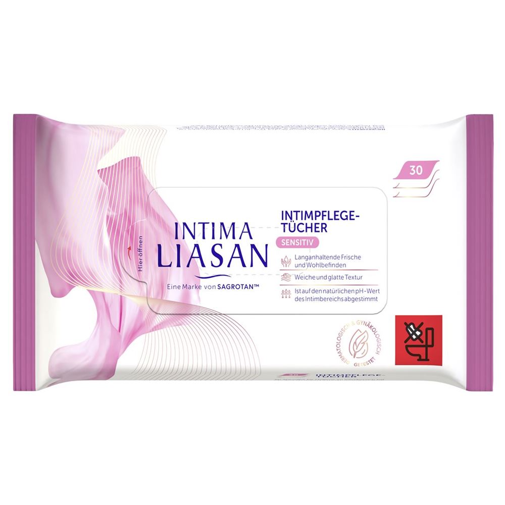 INTIMA LIASAN Lingettes Intimes | Fraîcheur 30 pièces