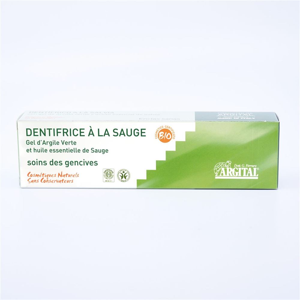 ARGITAL Dentifrice Sauge 75ml | Hygiène Bucco