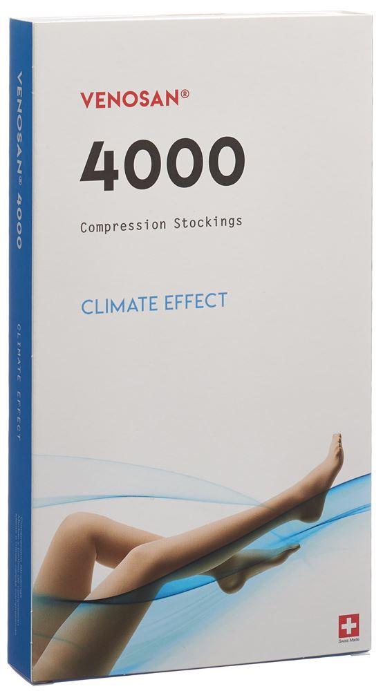 VENOSAN 4002 A-GH KKL2 L long ouvert sable 1 Paire | Compression