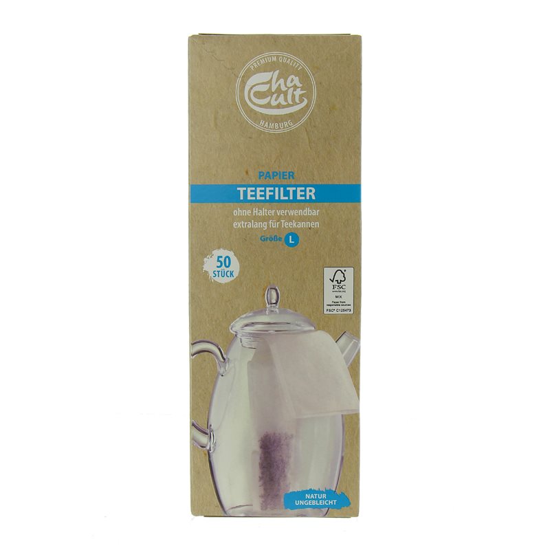 HERBORISTERIA Filtre à thé Teddy L 50 pièces | Infusion