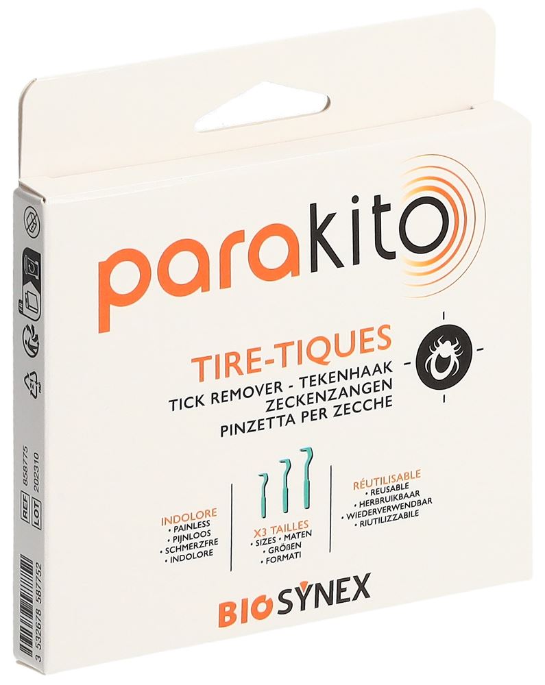 PARAKITO Tire-Tique 3 pièces | Élimination Facile