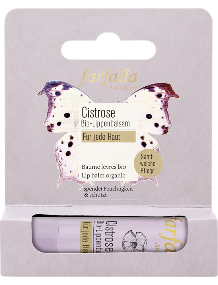 FARFALLA Baume Lèvres Cistrose Bio 4.6ml | Hydratation