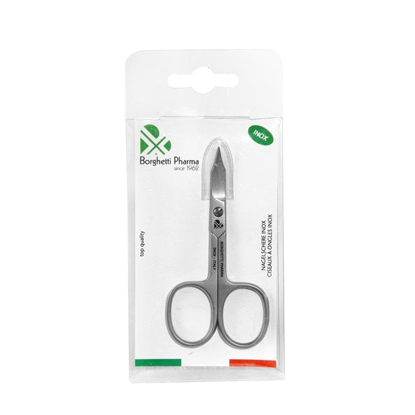 BORGHETTI Ciseaux Ongles Inox Pointe Tournée | Soin