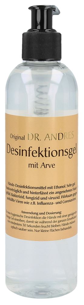ANDRES Gel Désinfectant Arve Dispenser | 250 ml