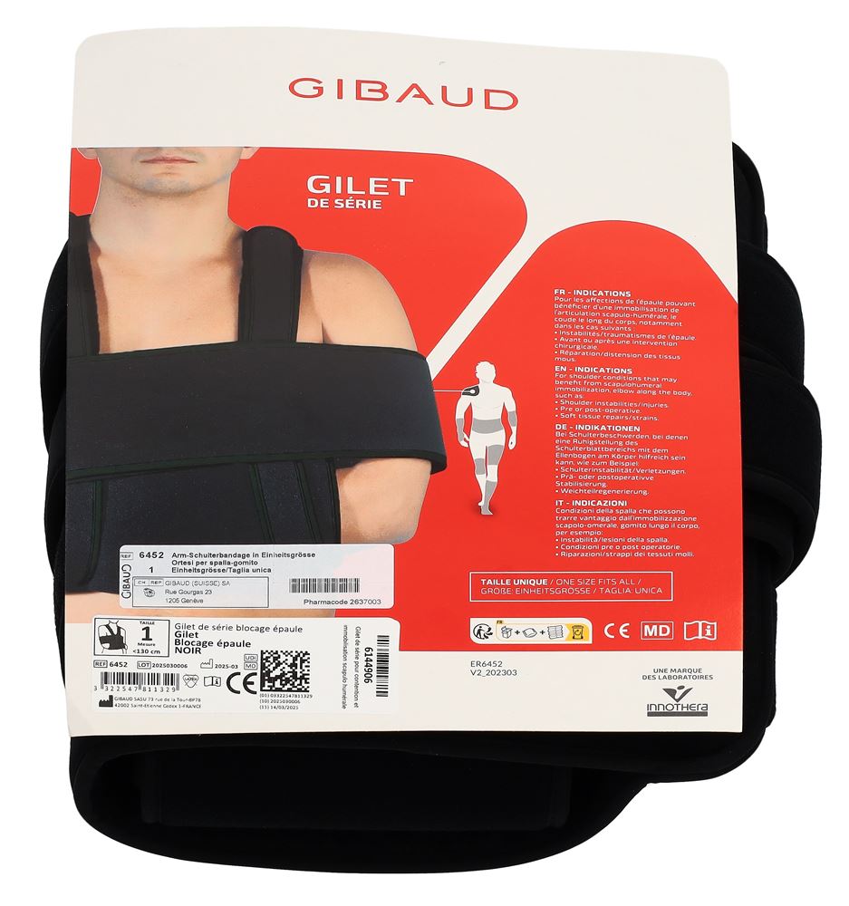 GIBAUD Bandage Bras-Épaule | Taille Unique