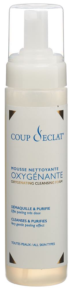 COUP D ECLAT Mousse Nettoyante Oxygène 200ml | Fraîcheur