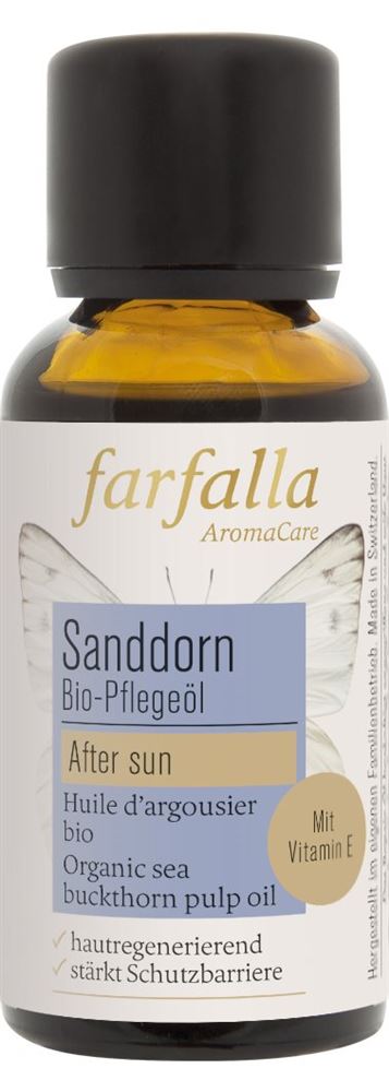 FARFALLA Huile Argousier Bio 30ml | Nourrissante