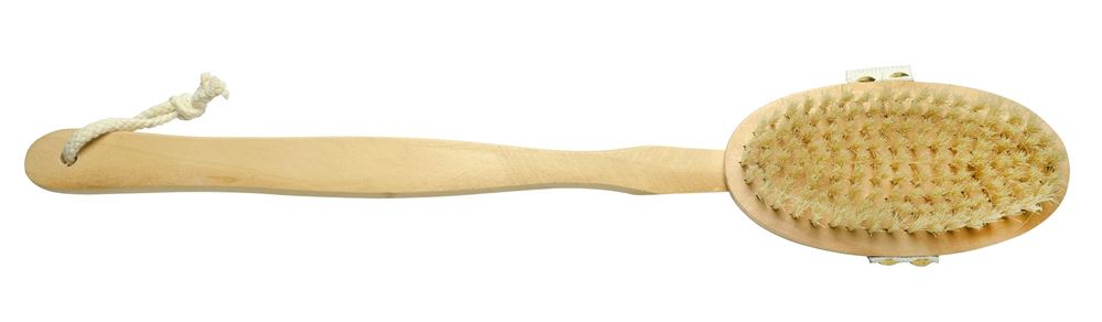 SUNDO Brosse de Bain 41cm Bois