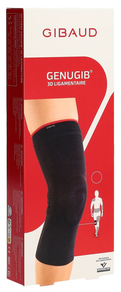 GIBAUD Genugib 3D Genouillère Gr2 33-38cm | Stabilité
