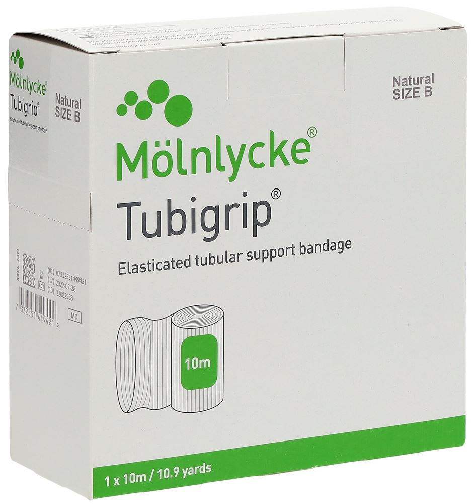 TUBIGRIP Bandage tubulaire B 10mx6.25cm Naturel | Compression