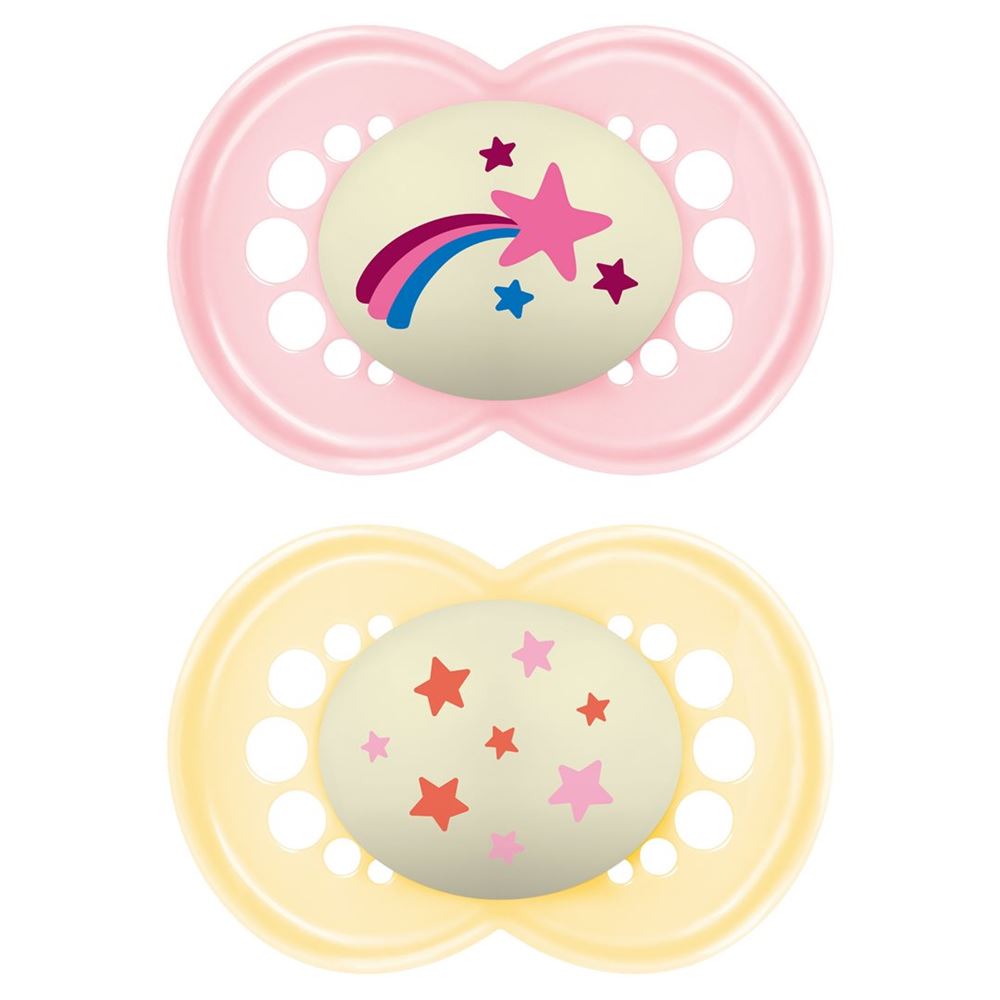 MAM Night Sucette Sil 16-36m | Fille