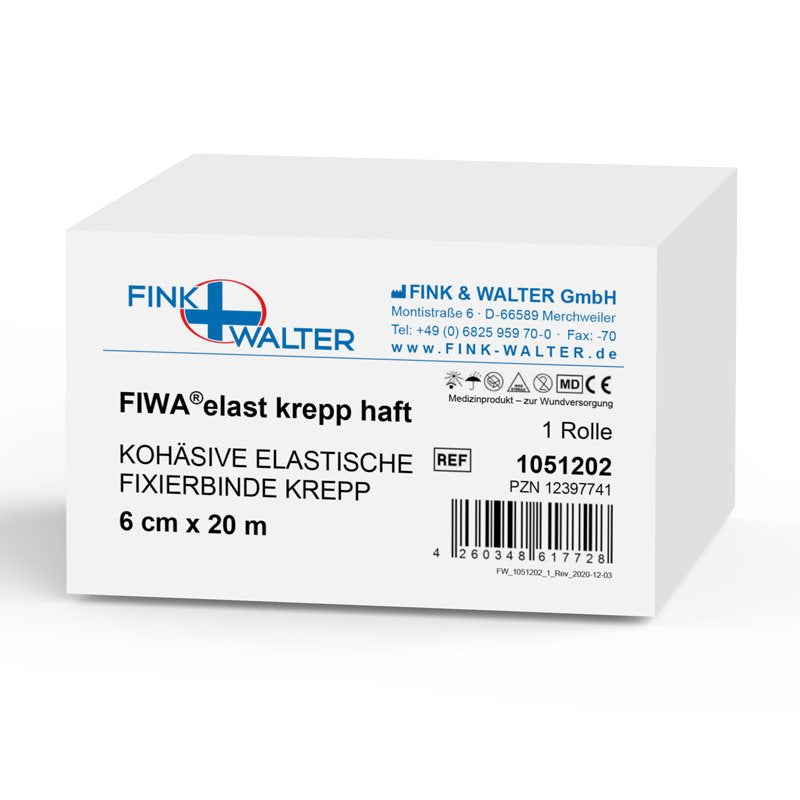 FIWA Bandes Fixation Krepp Haft 6cmx20m | Maintien