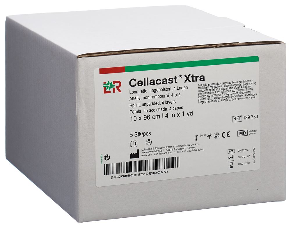 CELLACAST Xtra Long 10x96cm Préparé 5 pièces | Maintien