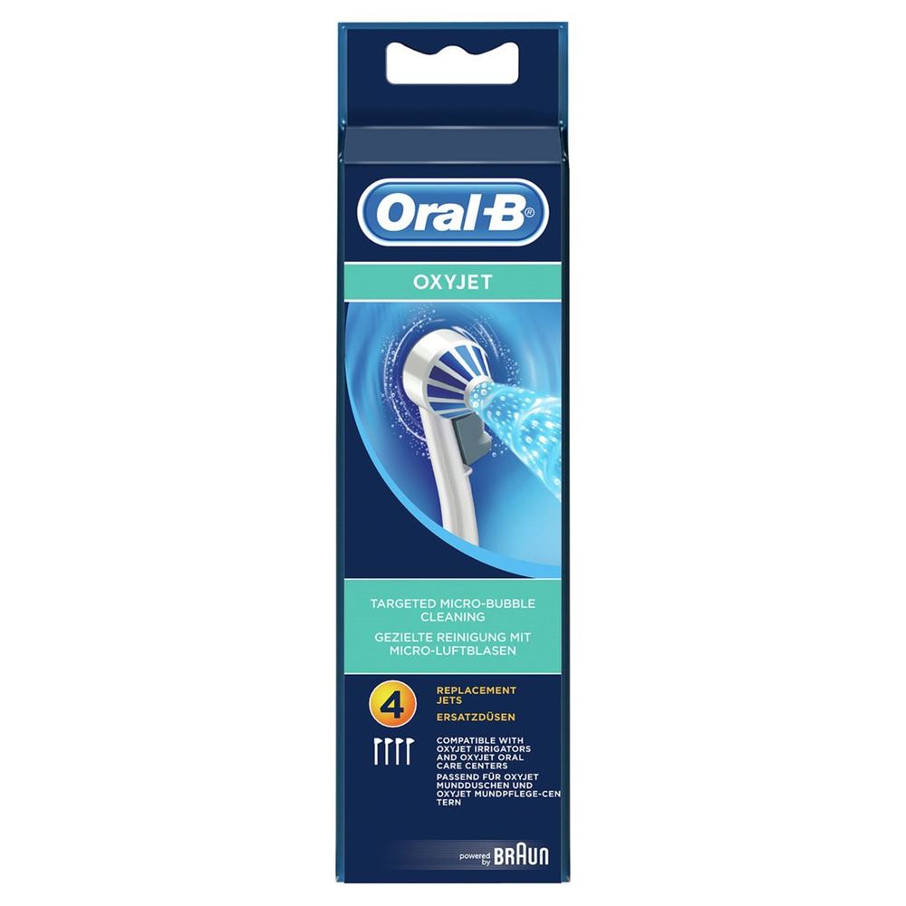 ORAL-B Buse Oxyjet 4 pièces | Nettoyage Profond