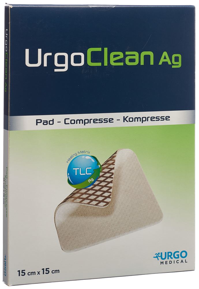 URGOCLEAN Ag Pansement 15x15cm 5 pièces | Soin