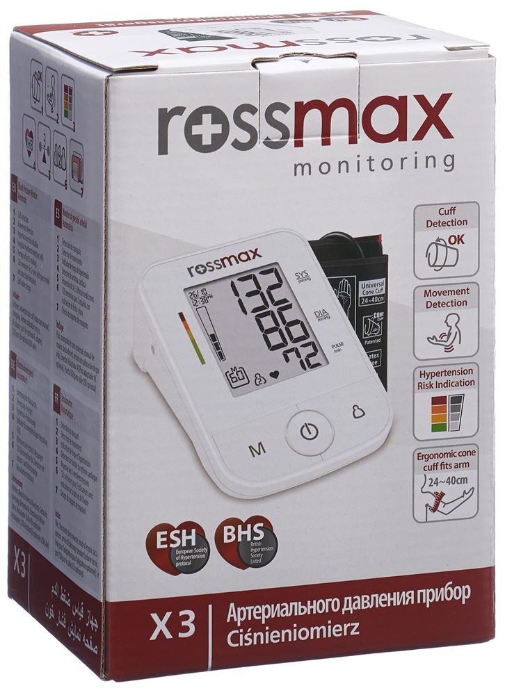 ROSSMAX Tensiomètre Digital X3 | Fiabilité