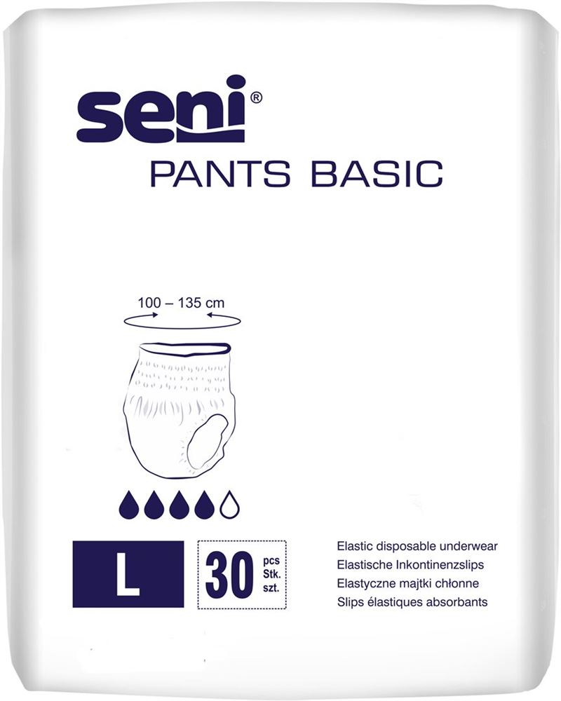 SENI Pants Basic L Culottes 30 pièces | Discrétion