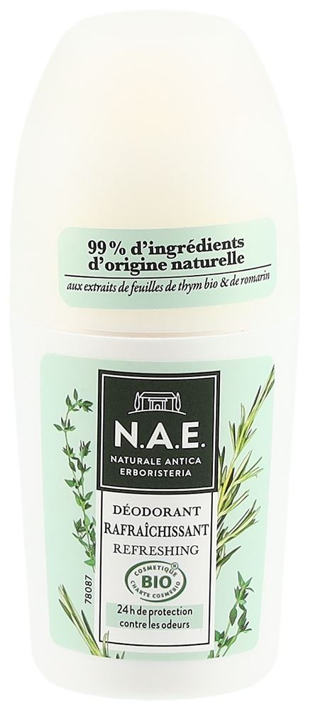 N.A.E. Déodorant Roll-on Refreshing 50ml | Fraîcheur