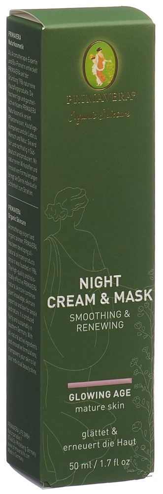 PRIMAVERA Glowing Age Crème Nuit &amp; Masque 50ml | Soin