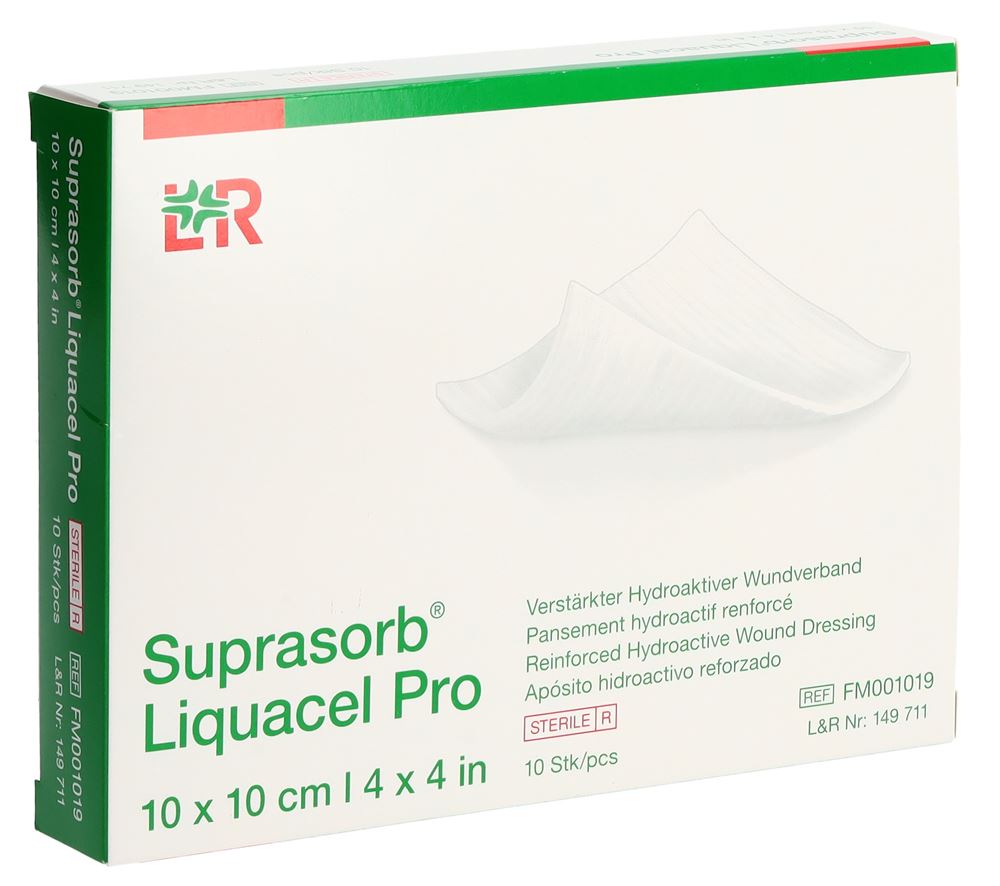 SUPRASORB Liquacel pro Pansement 10x10cm | 10 pièces
