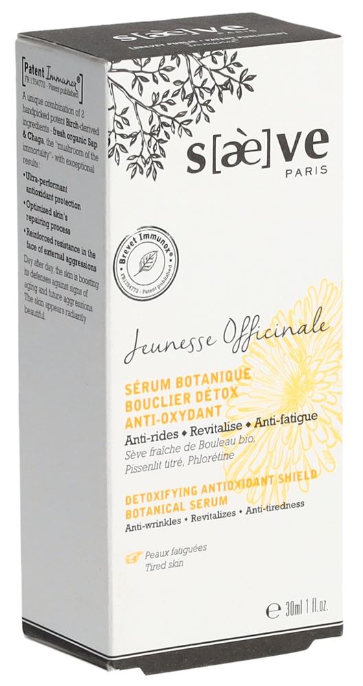 SAEVE Detox Officinale Sérum Anti-Ox 30ml | Détoxifiant