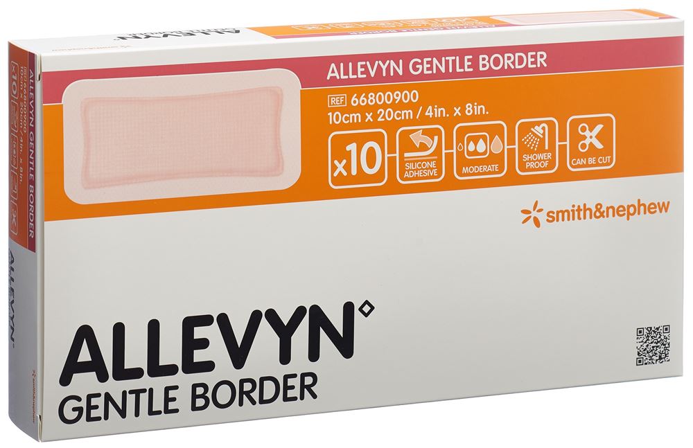 ALLEVYN GB Pansement 10x20cm 10 pièces | Protection