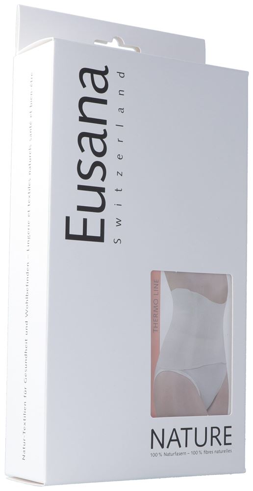 EUSANA Nierenwärmer Anat 100% Soie S Ivoire | Chaleur