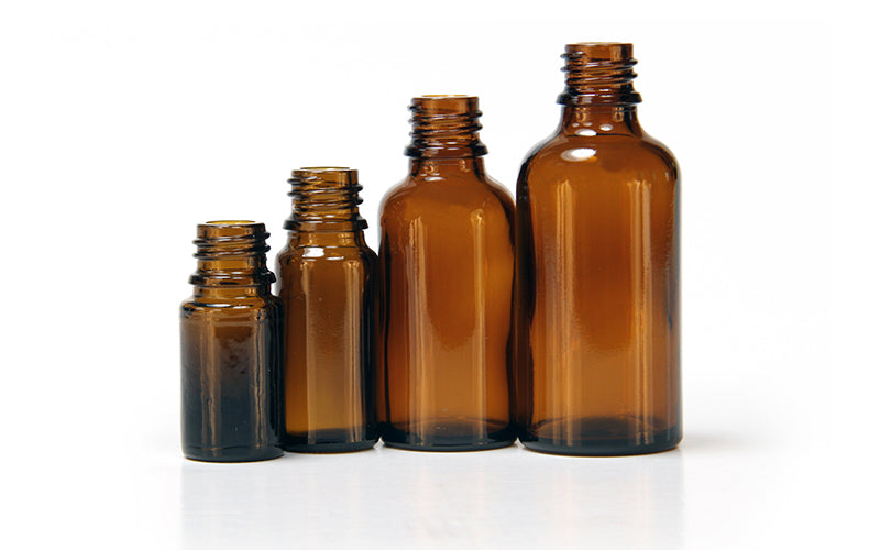 FARFALLA Set Bout Verre Brun S Ferm 6x10ml | Stockage Huile
