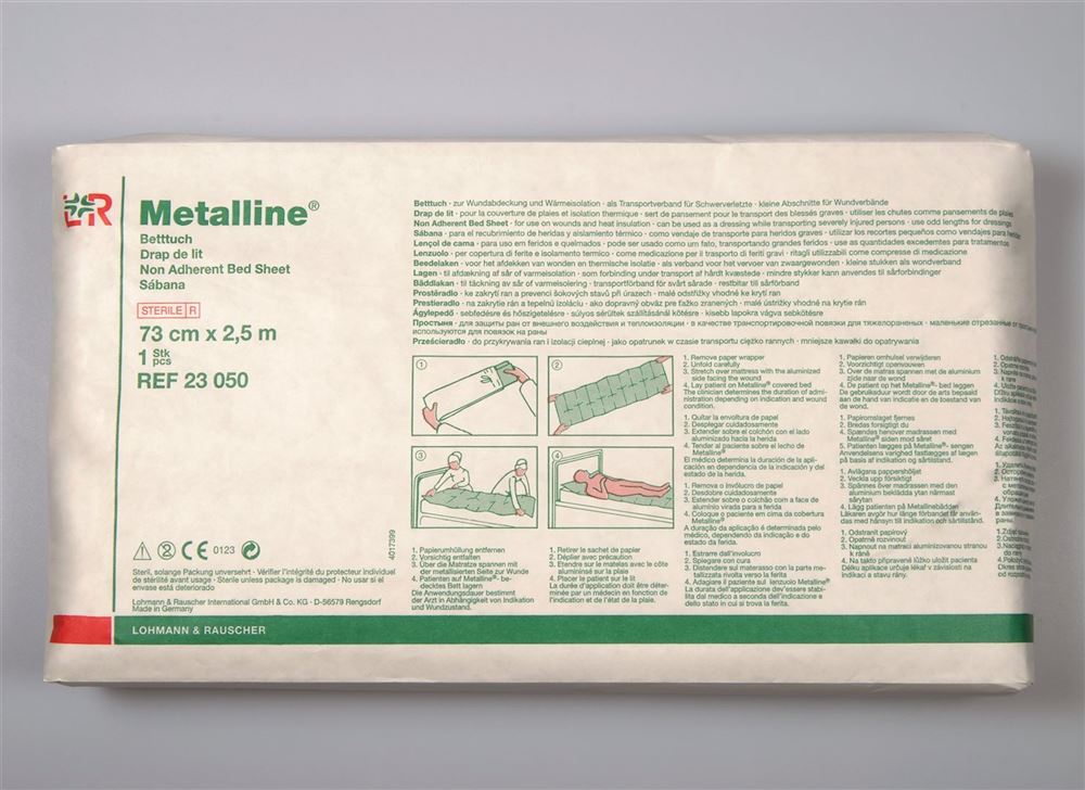 METALLINE Drap Absorbant 73x250cm Stérile | Hygiène