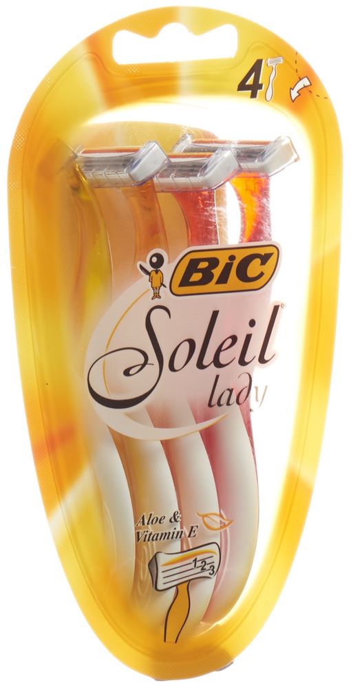 BIC Soleil Rasoir 3 lames Femme 4 pièces | Confort