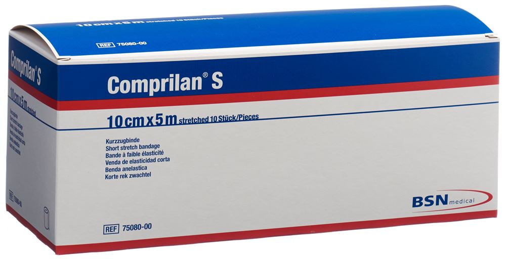 COMPRILAN S ECO Bande Faible Élasti 10cmx5m 10 pièces | Compression