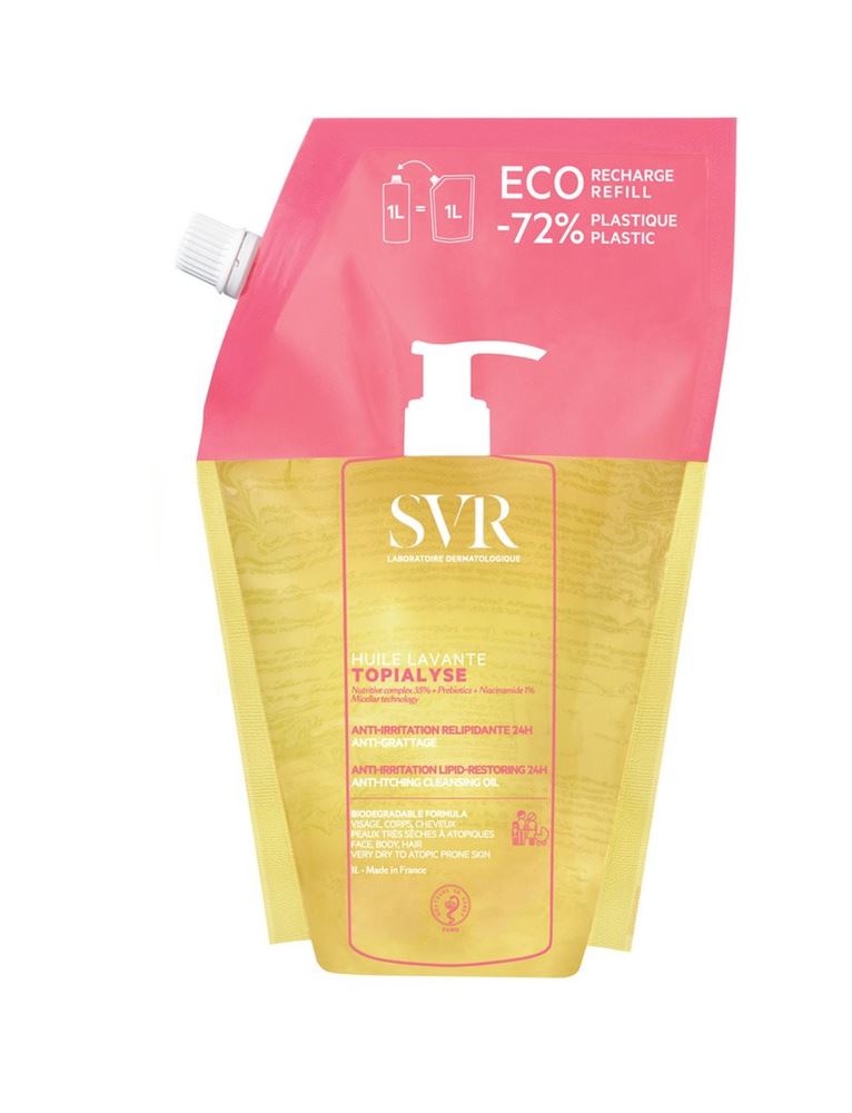 SVR TOPIALYSE Huile Lavante Recharge Huile Lavante 1000ml | Pratique