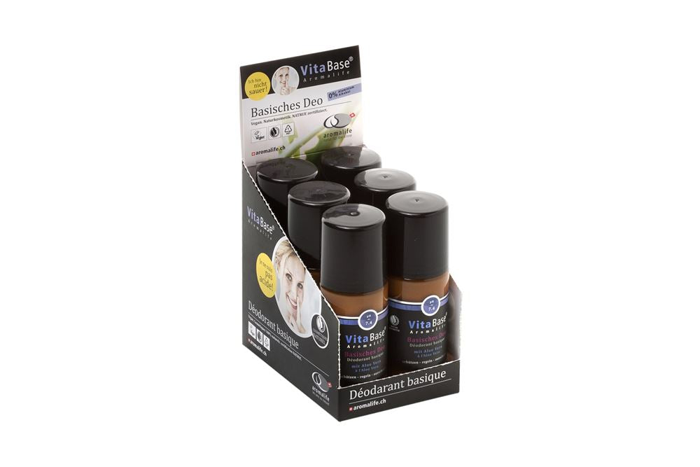 VITABASE Déodorant Roll-on Basique Display 6 | Fraîcheur