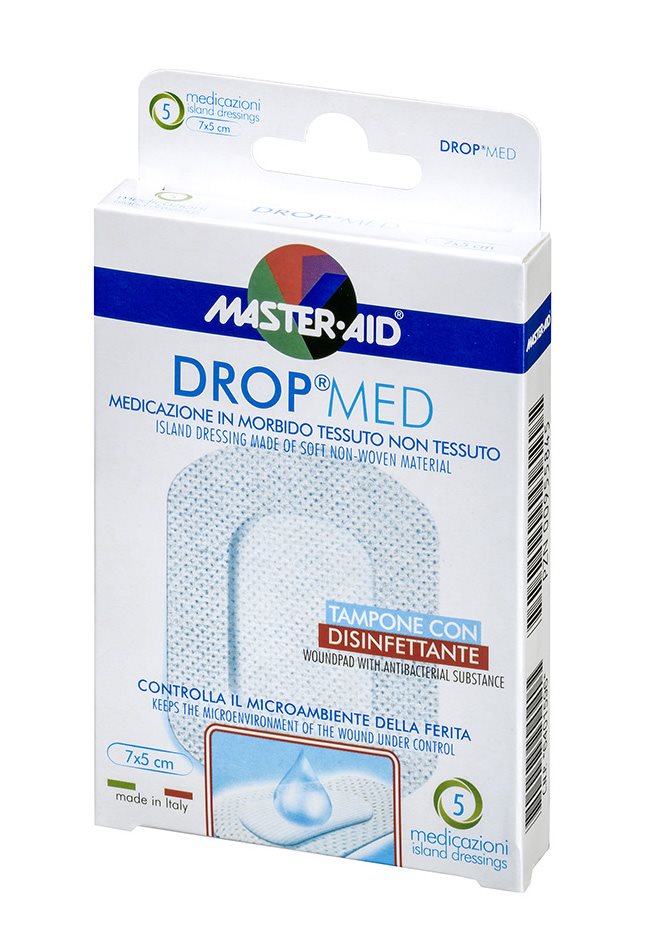 DROP med Wundverband steril | 5x7cm, 5 pièces