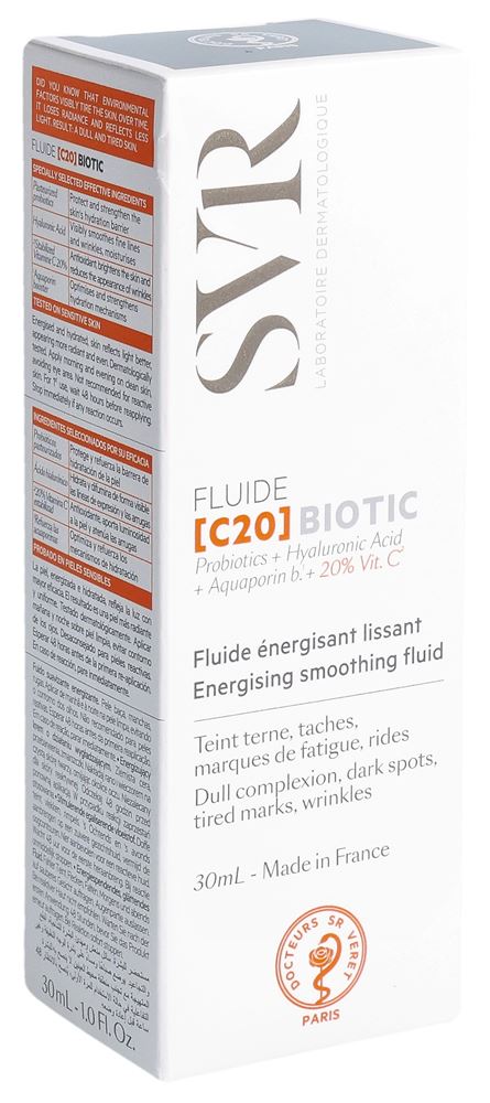SVR BIOTIC C20 Fluide Sérum 30ml | Éclat