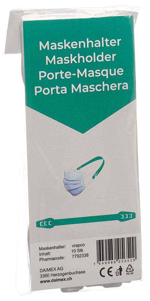 VRAPCO Support Masque | 10 pièces