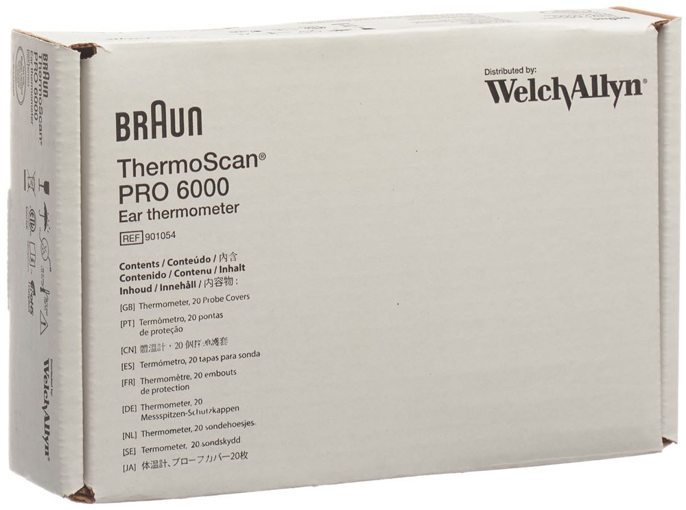 BRAUN ThermoScan PRO 6000 Thermomètre | Professionnel