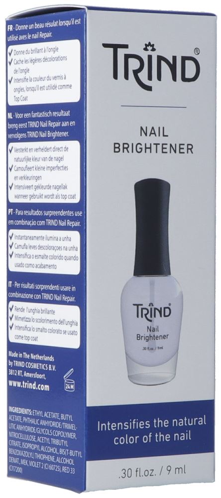 TRIND Nail Brightener Vernis 9ml | Éclat Naturel