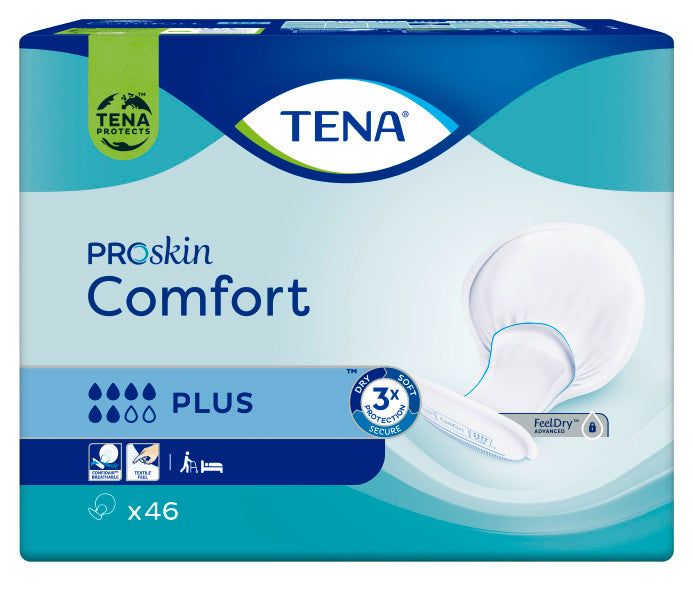 TENA Comfort Plus Protections 46 pièces | Confort
