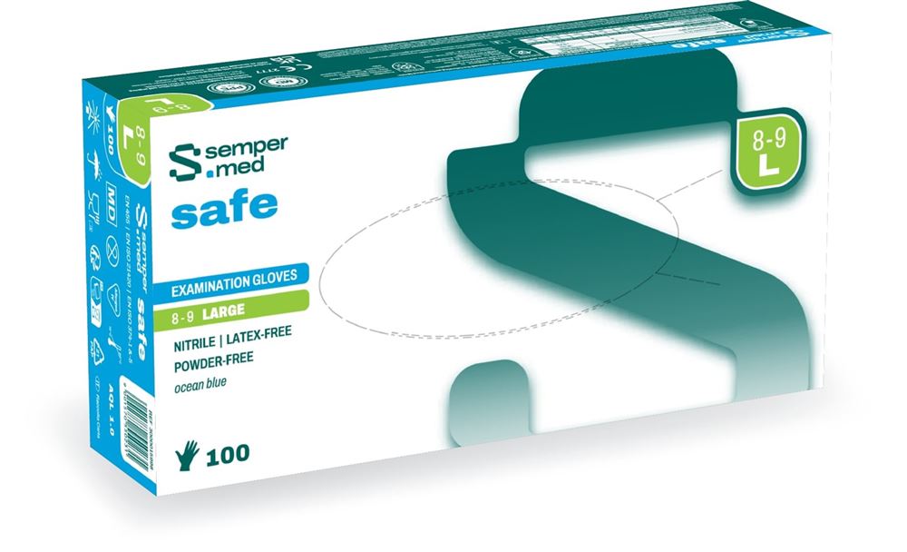 SEMPERMED safe L Gants | 100 pièces